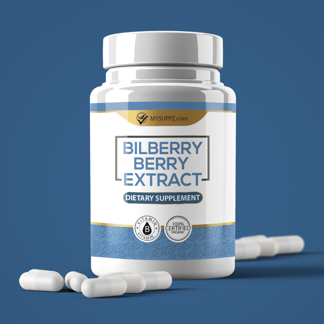 Bilberry Berry Label
